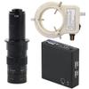 1080P 60FPS HDMI VGA Industrial Electronic Digital Video Microscope Camera & 180X C-Mount Lens Whit 56-LED Adjustable Ring Light view 1