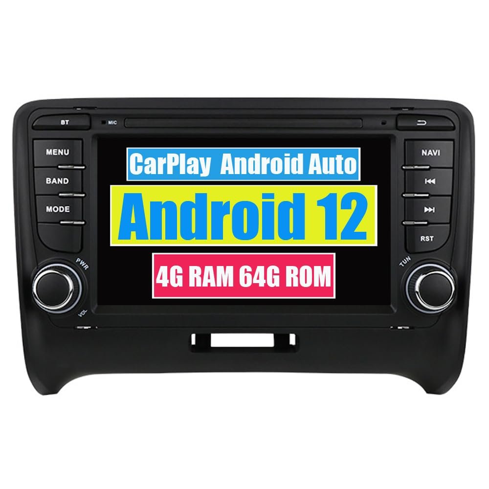 RoverOne Car Multimedia Player for TT 2006-2012 with CarPlay Android Stereo GPS Navigation Touch Screen Bluetooth WiFi
