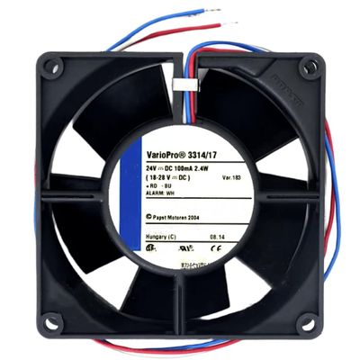24V 3314/17 100mA 2.4W 9232 Cooling Fan 92X92X32MM 3-Wire