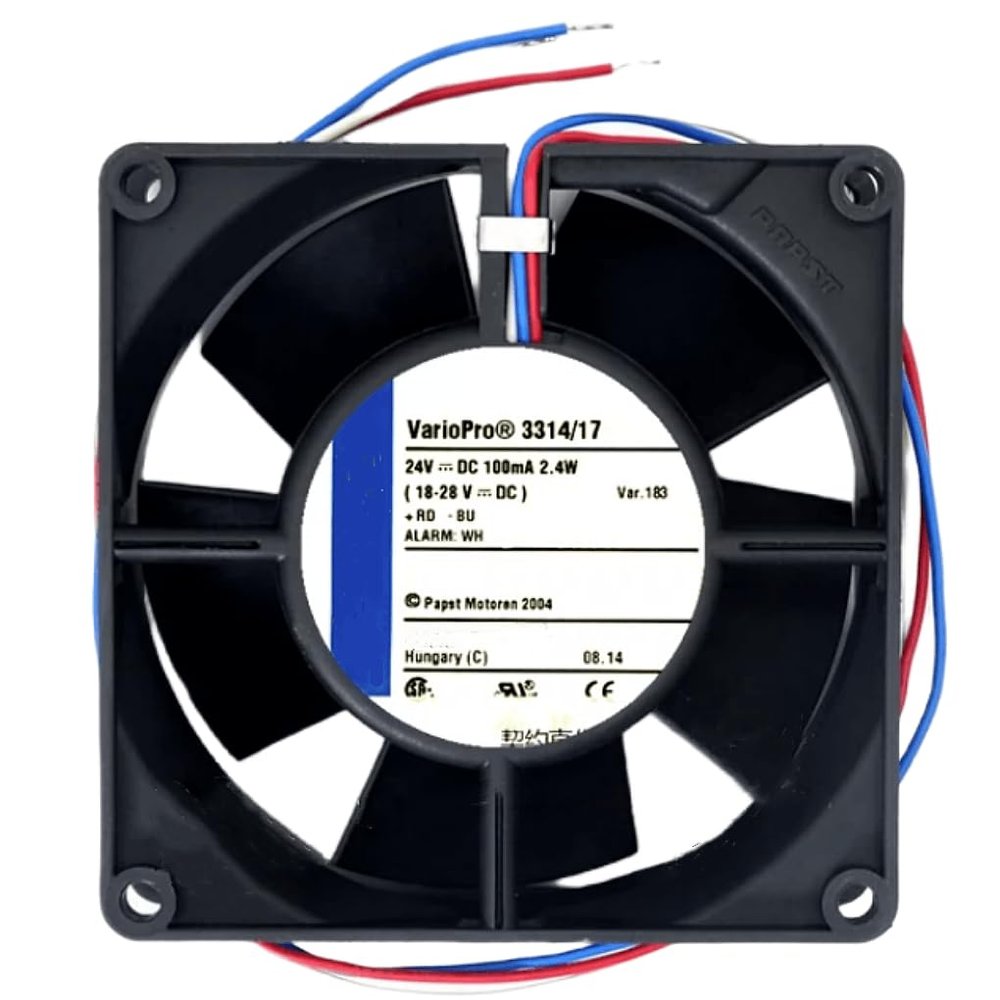 24V 3314/17 100mA 2.4W 9232 Cooling Fan 92X92X32MM 3-Wire