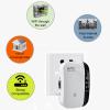 WiFi Extender Signal Booster 300mbps, WiFi Range Extender, Wireless Internet Repeater, Long Range Amplifier with Ethernet Port, Access Point, 1-Key Setup, Alexa Compatible view 3