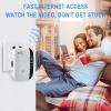 WiFi Extender Signal Booster 300mbps, WiFi Range Extender, Wireless Internet Repeater, Long Range Amplifier with Ethernet Port, Access Point, 1-Key Setup, Alexa Compatible view 4