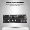 Qiilu M2 to Sata Adapter, M.2 NGFF SSD to SATA 22PIN Hard Drive Disk Stable Performance Adapter Riser Card view 2