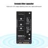Qiilu M2 to Sata Adapter, M.2 NGFF SSD to SATA 22PIN Hard Drive Disk Stable Performance Adapter Riser Card view 3
