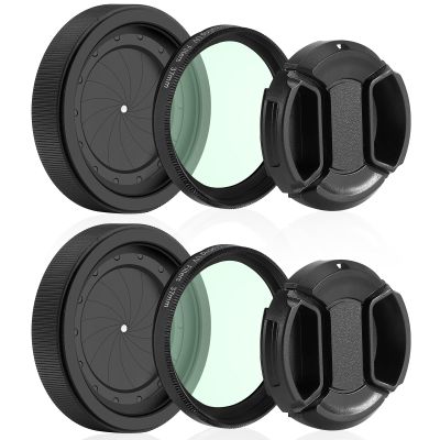 Adjustable Iris Aperture Diaphragm Filter Pack M30 to M37 Iris Aperture Diaphragm Adapter Optical Diaphragm 1.5-26mm Lens Module Adapter Ring PVS-14 PVS 14 (Adjustable Iris Filter Cover Set*2)