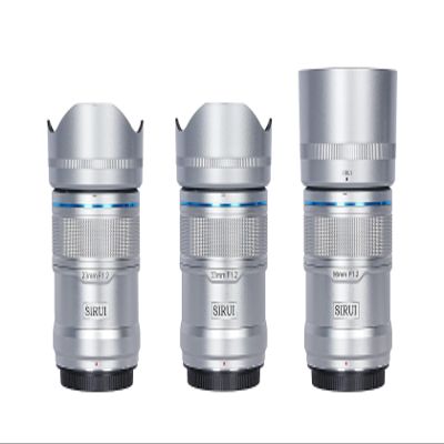 Sirui Sniper f/1.2 Autofocus 3-Lens Kit (E Mount, Silver)