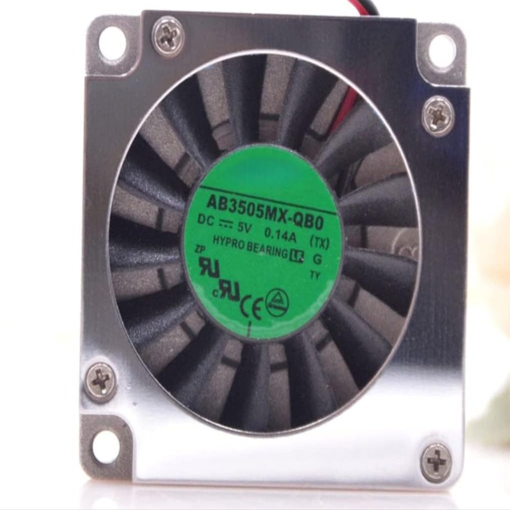 Beautyrankle Cooling Fan 5V 0.14A 35mm,AB3505MX-QB0 35x35x10mm 3510 USB Turbo Blower Cooling Fan