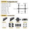 DATOUBOSS 78" x 78" Studio Lighting Support Rail System 43-200CM Drop Pantograph Smallpox Rail Track Kit Photography Pantograph System Complete Kit 2.0M (2.0M*2.0M-C) view 2