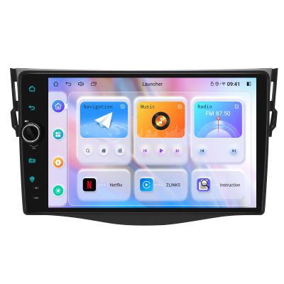 JOYING Car Stereo for Toyota Rav4 2006-2012 Android 12 Car Radio 9" Touch Screen Head Unit 4GB+64GB with Wireless CarPlay Android Auto GPS Navigation Bluetooth Mirror Link(JY-TZ164N4)