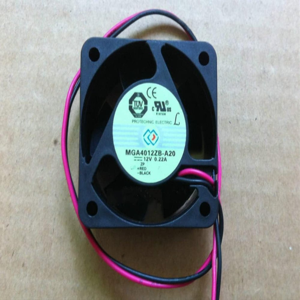 Cooling Fan 12V 40MM, MGA4012ZB-A20 DC12V 0.22A 40x40x20mm