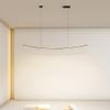 Modern Dining Room Pendant Light LED Dimmable Simple - Metal Line Hanging Lamp Indoor Home Decoration Ceiling Hanging Light Adjustable Lighting Lamp,Pendant view 4