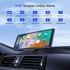 Avylet Wireless Apple Carplay Screen, Android Auto, with 4K Dash Cam,1080P Rear Camera, 9.26'' Portable Car Stereo Touchscreen, Voice Control, GPS Navigation, Mirror Link, Bluetooth,AUX,FM view 2