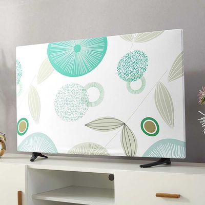 ABANO TV Universal Protectors Indoor/Outdoor for Smart TV Polyester Elastic Stretchable Outdoor TV Cover Dustproof 32/43/50/55 inch etc Multiple Size Options TV Cover-008||48''