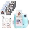 CAIYOULE Clear Case for Fujifilm Instax Mini 7+ Plus Camera with 10 Pack Instax Mini Picture Frame view 1