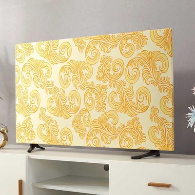 ABANO TV Universal Protectors Indoor/Outdoor for Smart TV Polyester Elastic Stretchable Outdoor TV Cover Dustproof 32/43/50/55 inch etc Multiple Size Options TV Cover-004||32''