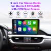 Android 13 Car Radio Stereo for Mazda 6 2016 2017 2018, Biorunn 9 Inch Octa Core GPS Navi Wireless Wired Car-Play Android Auto Head Unit IPS FM AM RDS DSP, 2GB RAM 32GB ROM view 3