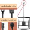 THEGA Ceiling TV Mount Bracket - TV Ceiling Mount Adjustable Bracket, Fits Most 55 to 75 Inch Plasma Flat Screen Display, with Loading 176 Lbs Adjustable Ceiling TV Mount Bracket (Size : 1.6cm) view 4
