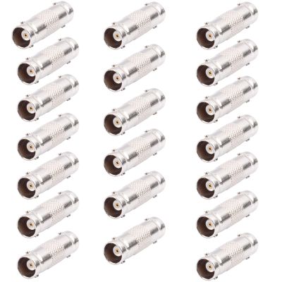AIMHDUTY BNC Coupler 20-Pack Female to Female BNC Adapter Connector for CCTV Security Camera System Connection
