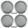 ACROPIX Universal 6.5" Car Speaker Grills Cover Mesh Round 6.5 Inch Audio Speaker Subwoofer Guard Protector Case with Mounting Screws Iron Gray - Pack of 4 view 1