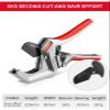 DEMCAY Hand Tools Pipe Cutter Pipe Scissors SK5 Material with Treatment Ratchet PVC/PU/PP/PE Hose Pipe Cutter Scissors Electric Line (Color : Add Blade) view 2