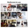 Andoer LED Video Light,16W Mini Photography Lamp Dimmable LED Light Portable Vlog Light 148 LED Beads NP-F Series Battery Powered 3200k-5600K Dimmable with 1/4in Cold Shoe Mount 1/4 in Threaded Hole view 4