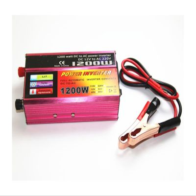 12V 110V 220V 1200W Inverter Socket with USB car Inverter (Color : Rosy, Size : 12V 220V)
