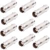 AIMHDUTY BNC Female to Female Connector 10- Pack BNC Coupler for CCTV Security Camera Adapter Extender Connector view 1