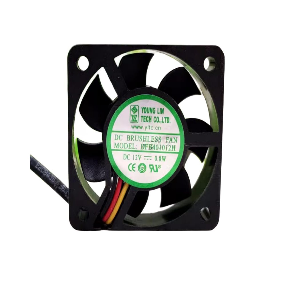 DFB401012H 12V 0.8W 4010 Cooling Fan, 40X40X10MM 3-Wire