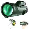 8x40 Monocular Telescope for Adults with Smartphone Adapter Tripod, High Power BAK-4 Prism & FMC Lens Monoculars for Bird Watching Camping Hiking Travel Scenery view 1