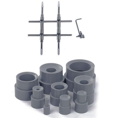 Luejnbogty 1Set Lens Spanner Wrench Repair Open Remover Tool & 9Pcs Lens Repair Tool Kit for Camera DSLR Ring Removal Repairing, gray&silver, 500273504