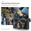 Andoer 35mm Fixed Focus Camera Lens, Full Frame Camera F1.4 Large Aperture with RF Mount, Compatible with Canon EOS/R/RP/R5/R6/R7 Mirrorless RF Mount Cameras view 3