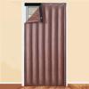 Heavy Duty thermal insulated Curtains Door Screen Temporary Blinds Blackout Curtain Shade Cold Protection windproof soundproof waterproof Window Treatment Doorway Blanket ( Size : 90x200cm/35.5x79in ) view 1