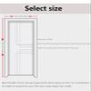 Heavy Duty thermal insulated Curtains Door Screen Temporary Blinds Blackout Curtain Shade Cold Protection windproof soundproof waterproof Window Treatment Doorway Blanket ( Size : 90x200cm/35.5x79in ) view 2