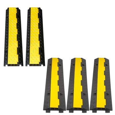 CXRCY Cable Ramp 2 Pack of 3 Channel & Cable Ramp 3 Pack of 2 Channel