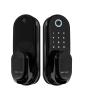 MiJob Electronic Lock for Tuya Smart Door Lock with WiFi Fingerprint/Smart Card/Password/Key/App Unlock Keyless Entry view 1