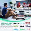 AIMIBO Wireless HDMI Transmitter and Receiver 4K, 1 Receiver and 2 Transmitter, 2.4G/5G Video & Audio Extender for Laptop, Tablet, Camera, Blu-ray, Set-top Box to TV/Monitor/Projector 165FT Gray+Silve view 4