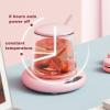 Tea Warmer for Desk,Coffee Warmer for Desk Auto Shut Off,Electric Coffee Cup Warmer with 3-Temp Settings,Smart Coffee Warmer for Desk Keep Coffee, Beverage, Hot Chocolate Warm (White) view 4