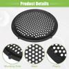 ACROPIX Universal 5" Car Speaker Grills Cover Mesh Round 5 Inch Audio Speaker Subwoofer Guard Protector Case with Mounting Screws Iron Black - Pack of 1 view 4