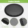 ACROPIX Universal 8" Car Speaker Grills Cover Mesh Round 8 Inch Audio Speaker Subwoofer Guard Protector Case with Mounting Screws Iron Black - Pack of 1 view 4