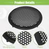 ACROPIX Universal 6" Car Speaker Grills Cover Mesh Round 6 Inch Audio Speaker Subwoofer Guard Protector Case with Mounting Screws Iron Black - Pack of 1 view 4