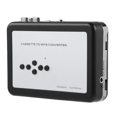 Portable Cassette Tape to MP3 Converter, Easy Digital Conversion for Vinyl Records, USB Flash Drive Audio Player, for Music Lovers, Retro Enthusiasts, Home Archiving, Travel Use