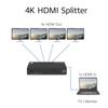 ACT AC7831 4K HDMI Splitter 1 in 4 Outputs, Supports EDID, HDMI 1.4 High Speed, Mirror Mode view 4