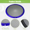 ACROPIX Universal 10" Car Speaker Grills Cover Mesh Round 10 Inch Audio Speaker Subwoofer Guard Protector Case with Mounting Screws Iron Blue - Pack of 4 view 4
