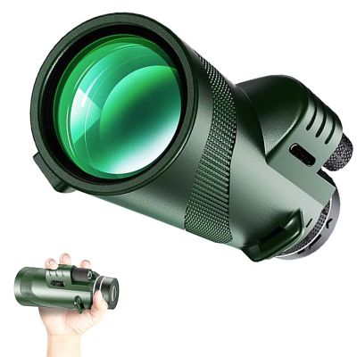 8x40 HD Monocular Telescope High Powered Monocular for Adults with Smartphone Adapter Monocular Scope for Stargazing Hiking Bird Watching Travel Camping Hiking Travel