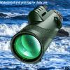 8x40 HD Monocular Telescope High Powered Monocular for Adults with Smartphone Adapter Monocular Scope for Stargazing Hiking Bird Watching Travel Camping Hiking Travel view 4