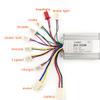 L-faster 24V 36V 350W Brushed Controller with Fuse Mount and Connectors Reverse Control Device 3 Speed for Bike Brush Motor (with Plugs, 36V 350W) view 3