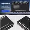 Luejnbogty 5-Band Car Audio Equalizer, Adjustable 5 Bands EQ Car Amplifier Graphic Equalizer with CD/AUX Input Select Switch,Black, 500273744A2 view 2