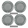 ACROPIX Universal 2" Car Speaker Grills Cover Mesh Round 2 Inch Audio Speaker Subwoofer Guard Protector Case with Mounting Screws Iron Gray - Pack of 4 view 1
