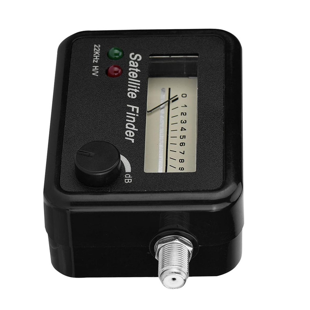 VGEBY Finder Digital Sat, Satellite Finder Digital Satellite Finder with Black Background and White Sat Finder 13-18V DC Satellite Finder