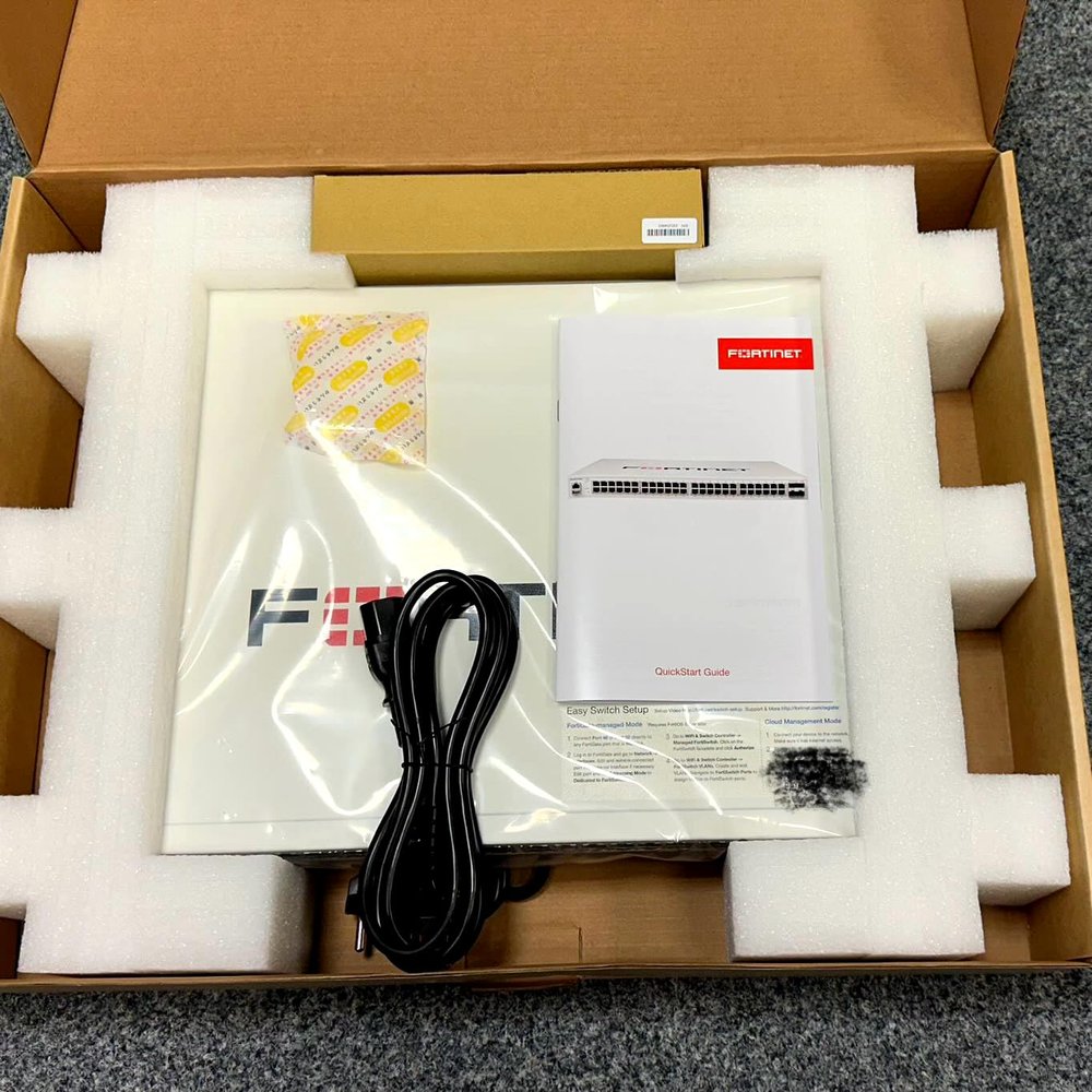 FS-248E-FPOE Original New FortiSwitch 248E-FPOE 48 Ports, PoE+, 740W Rack-mountable Switch